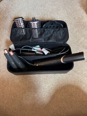 Black & Rose Gold 4-in-1 Women’s Hair Styling Set